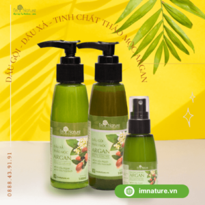 Bộ dầu gội xả chăm sóc tóc Argan set nhỏ