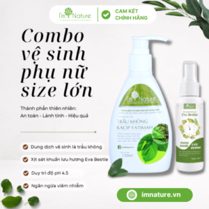 Combo vệ sinh phụ nữ I’M NATURE Size lớn