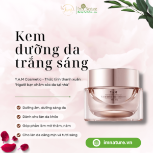 Kem dưỡng da trắng sáng – Y.A.M SHINY WHITE CREAM 30gr