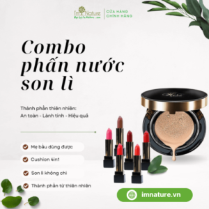 Combo Son Lì & Phấn Nước Hers I’M NATURE