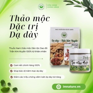 Thảo mộc Đặc trị Dạ dày TRẦN KIM HUYỀN 100gr