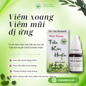 Thảo Mộc đặc trị Viêm Xoang TRẦN KIM HUYỀN 10ml