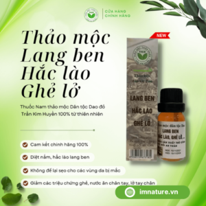 Thảo mộc Lang ben – Hắc lào – Ghẻ lở TRẦN KIM HUYỀN 15ml