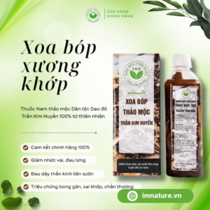 Thảo mộc Xoa bóp Xương khớp TRẦN KIM HUYỀN 500ml
