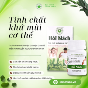 Tinh chất khử mùi cơ thể TRẦN KIM HUYỀN – Đặc trị hôi nách, hôi chân 20gr