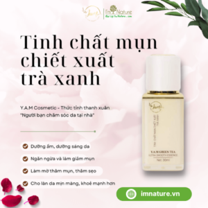 Tinh chất mụn chiết xuất trà xanh – Y.A.M GREEN TEA ULTRA SMOOTH ESSENCE 30ml