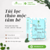 Túi lọc thảo mộc tắm bé (Hộp 10 túi/10 lần tắm) – WonMom